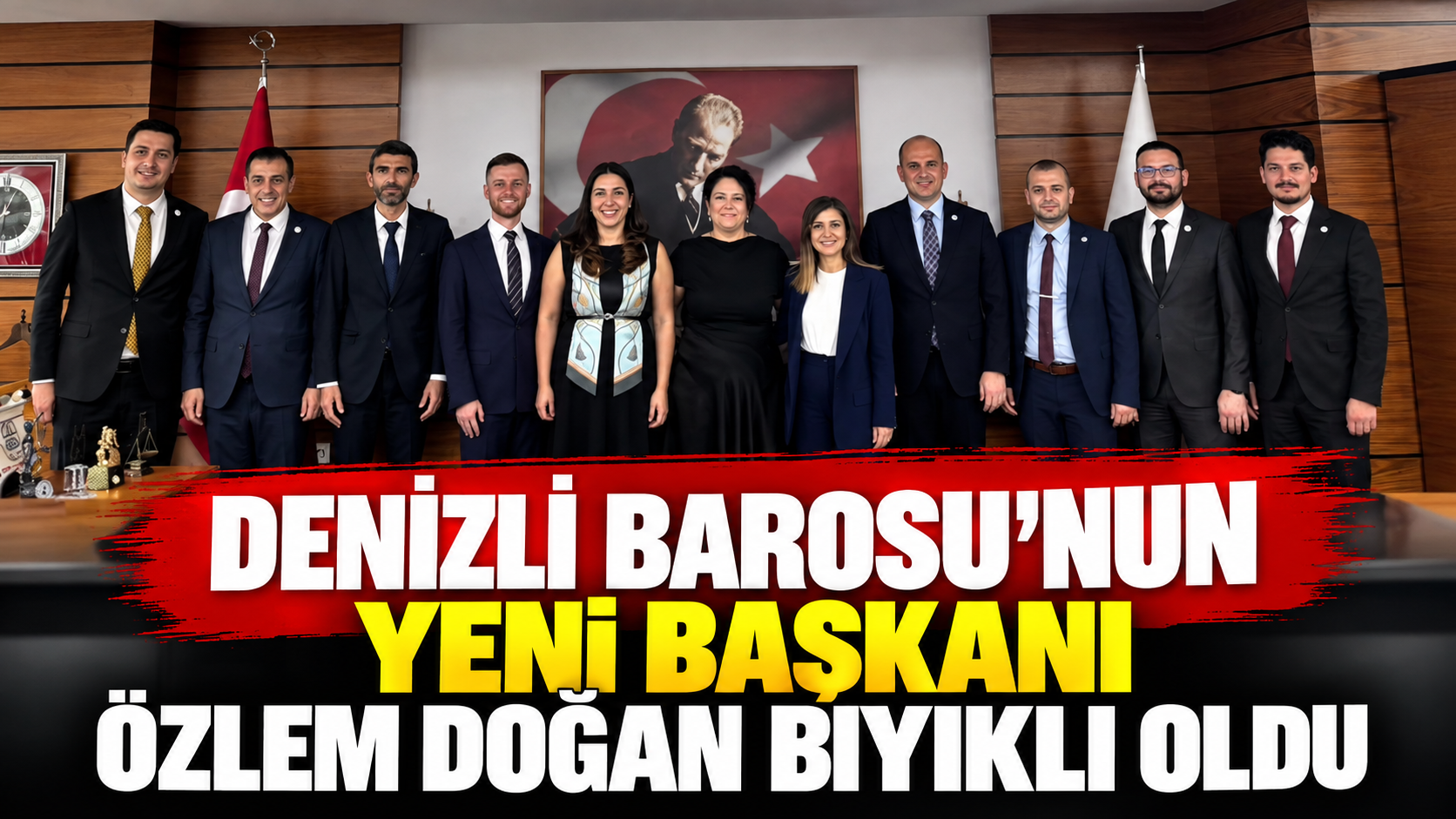 Denizli Barosu’nun Yeni Başkanı Özlem Doğan Bıyıklı Oldu